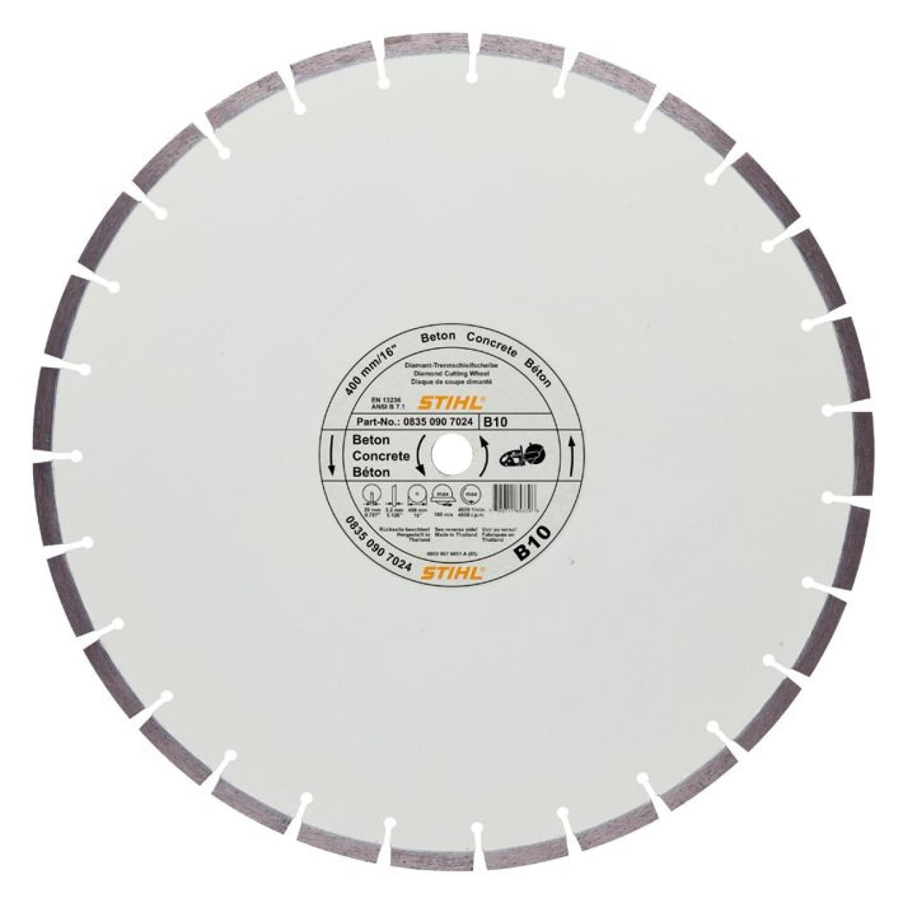 "Trennscheibe D-B80 Ø 350mm/14"""