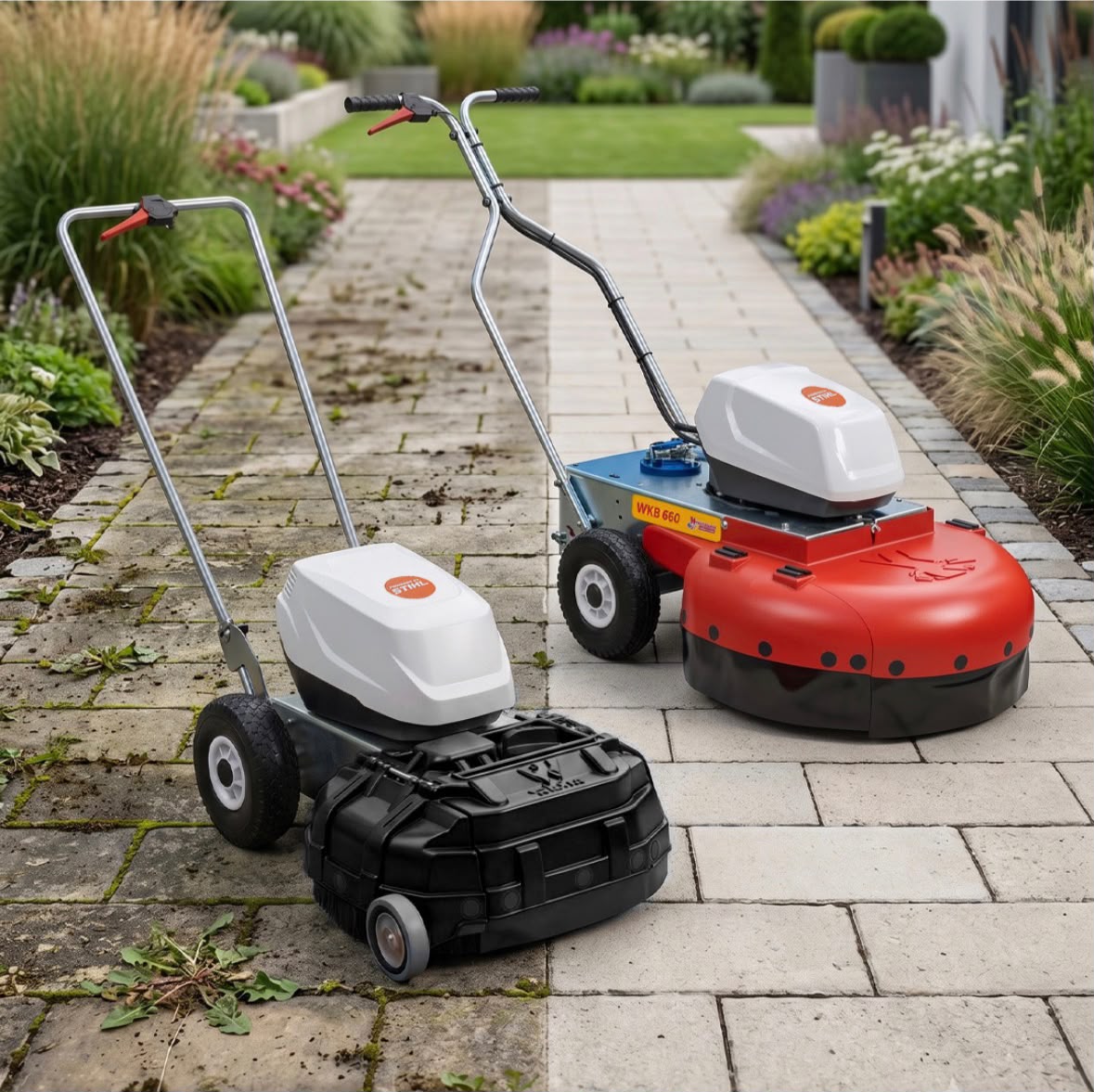 Wildkrautbürste WKB 430  -  mit Stihl-Akkumotor