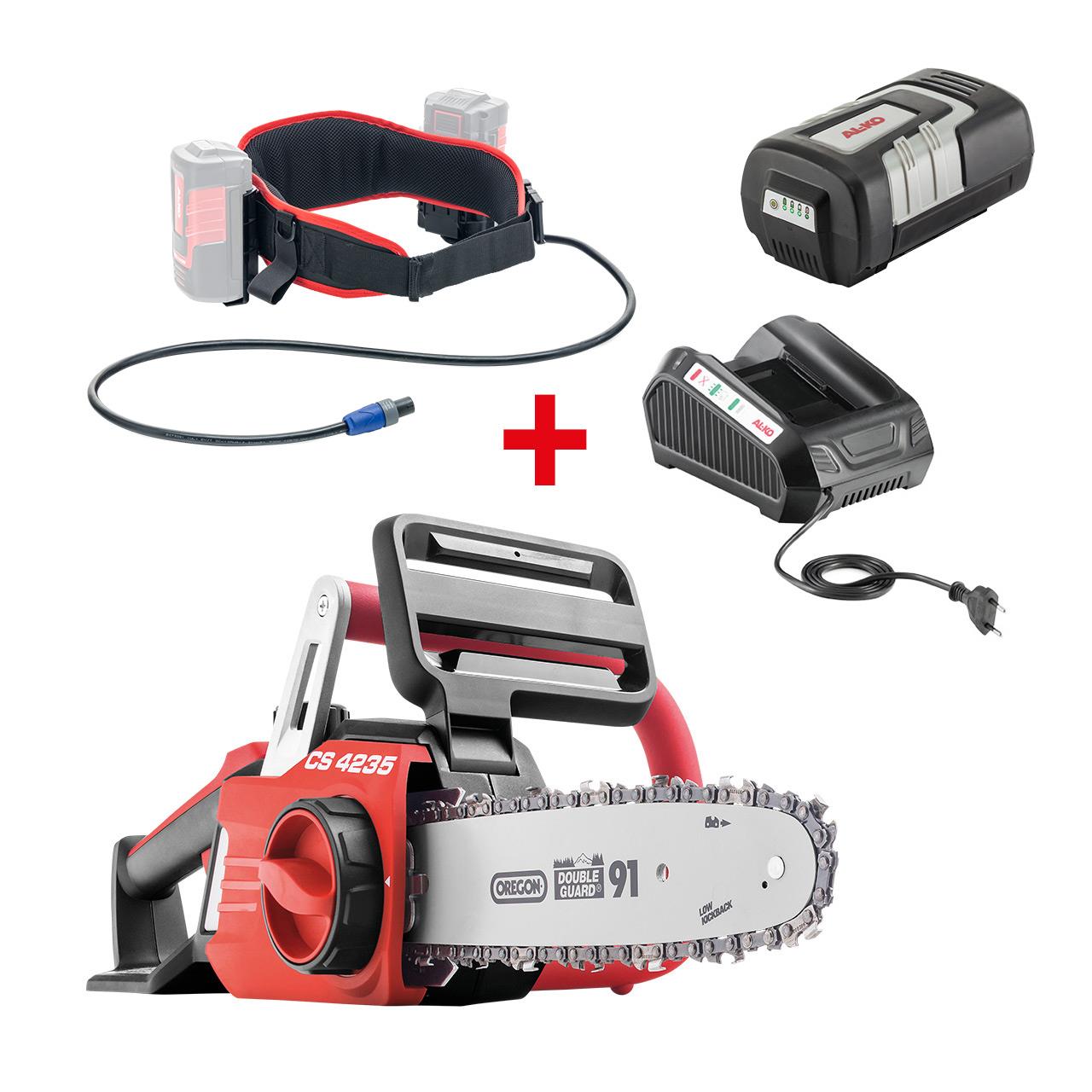 Akku-Kettensäge CS 4235 Set - inkl. Akku, Ladegerät, Gürtel