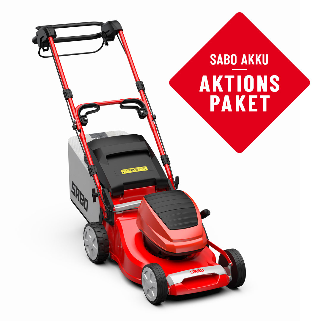 Akku-Rasenmäher 43-ACCU VARIO Paket inkl. zwei 4 Ah Akkus & Schnellladegerät