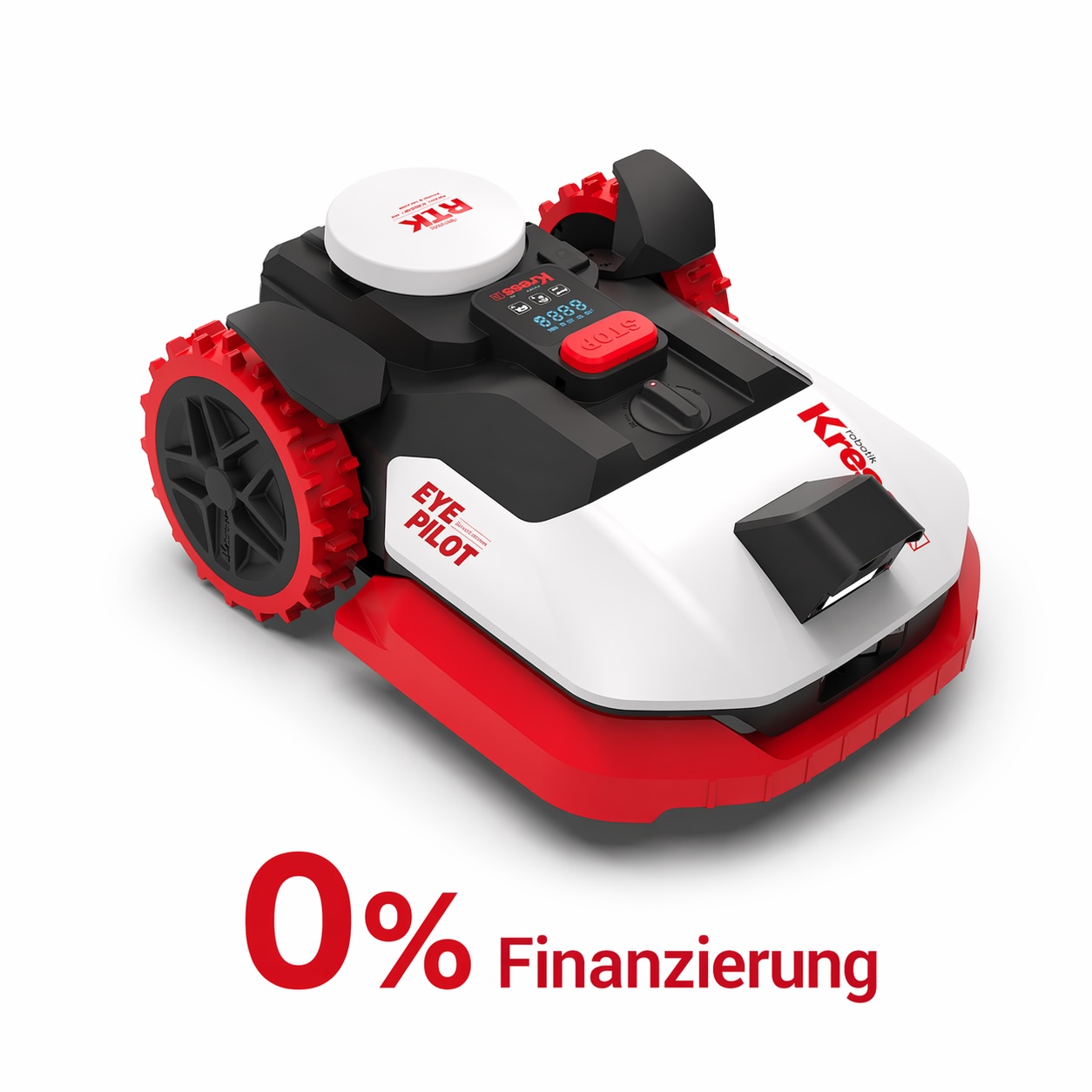 Kress KR250ES Mähroboter mit RTK Navigation und 4G Verbindung ohne Begrenzungskabel mit 0% Finanzierung