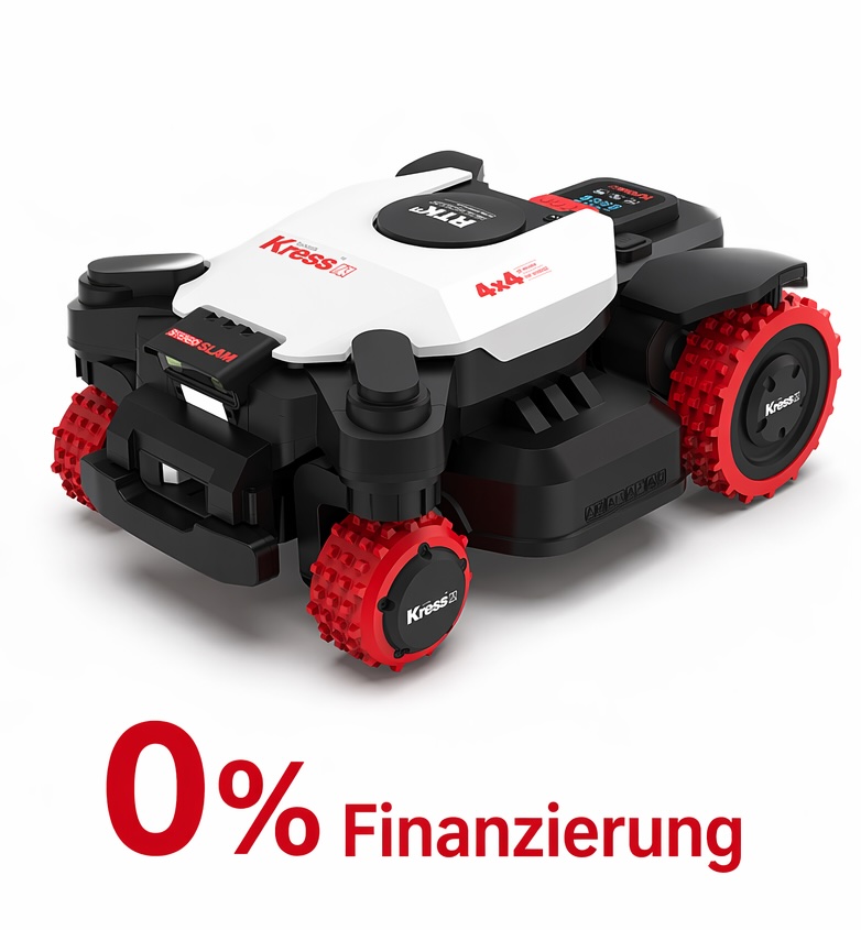 Kress KR285E 4x4 Mähroboter mit 0% Finanzierung und RTK Navigation