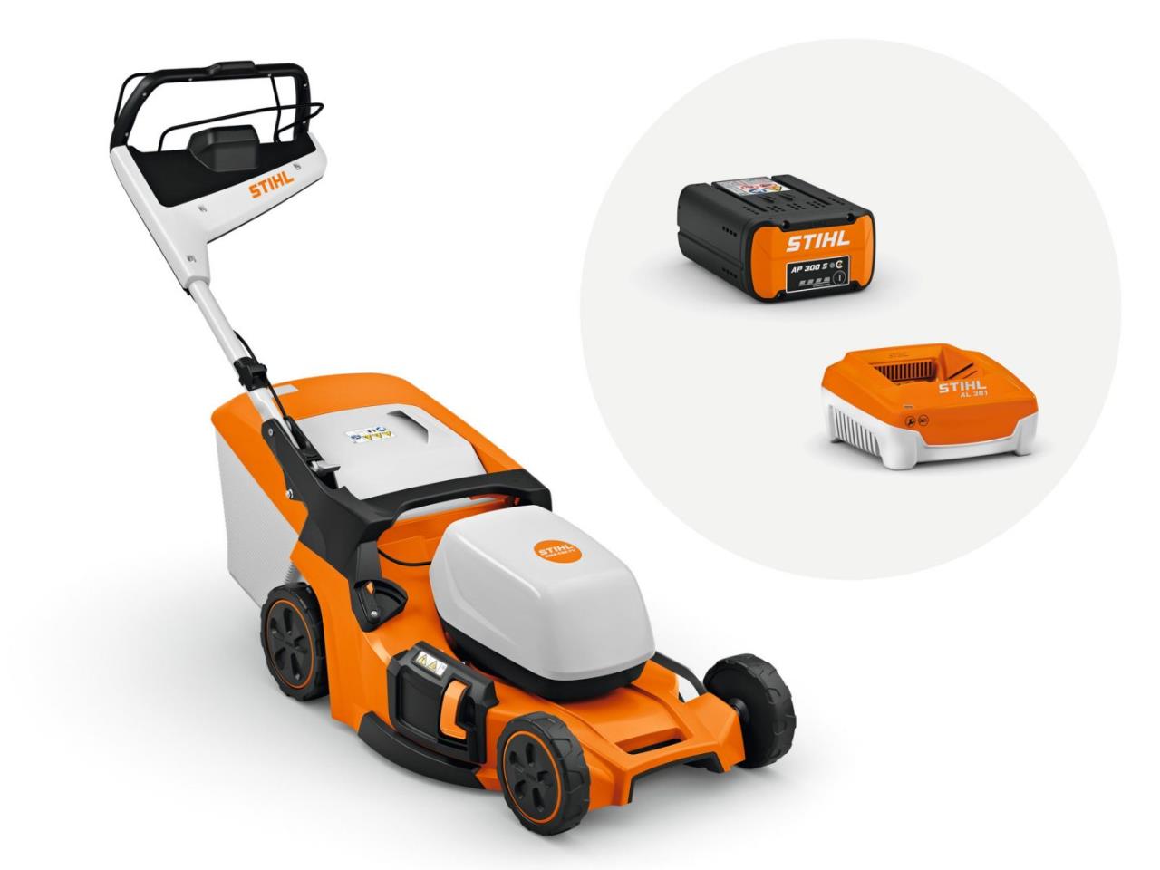 Akku-Rasenmäher RMA 453 PV - inkl. Akku und Ladegerät