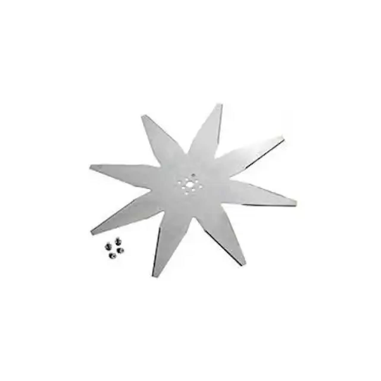 Messer - 8 Zacken - 24 cm (gekröpft)