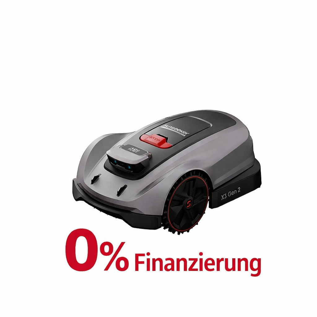 X3 GEN 2 kabelloser Mähroboter (neuestes Modell 2026) - 0% Finanzierung bei 12 Monaten bis 30.04.2026