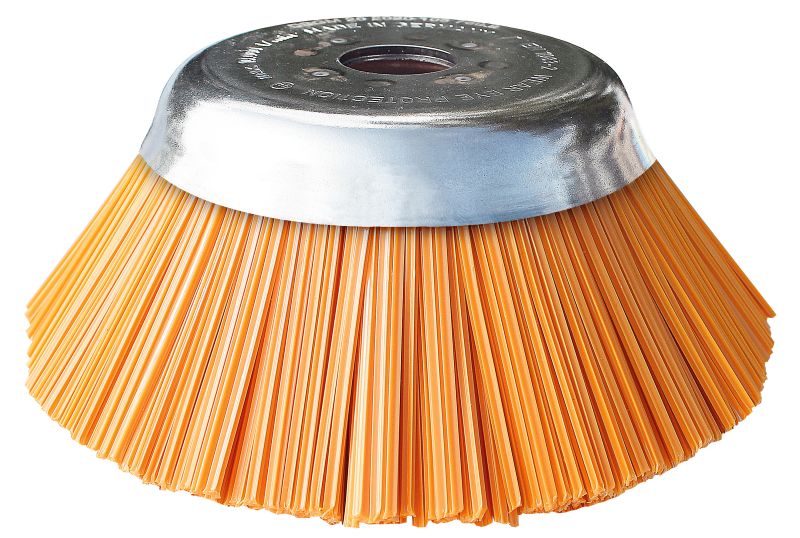 Unkrautbürste PBT-gelb, NW 20 mm Anbauteil an MS bis 35,0 ccm