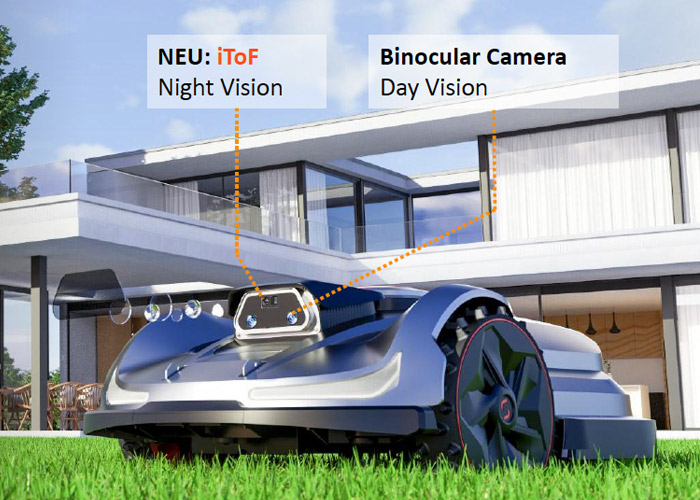 Mähroboter Sunseeker Positionierungs- und Navigationssystem