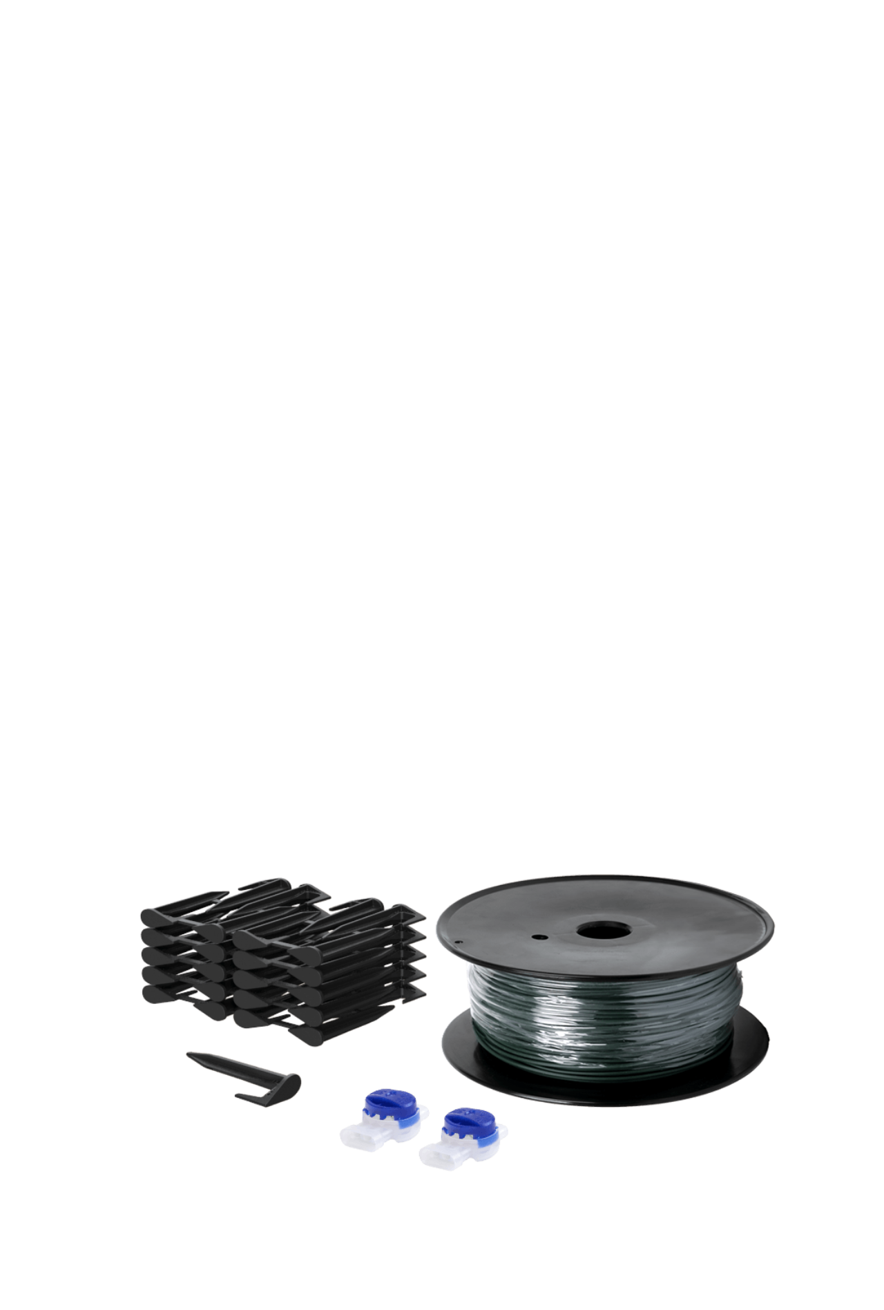 Einbausatz KA0160: 180m Begrenzungskabel, 250 Erdnägel, 2 Steckverbinder