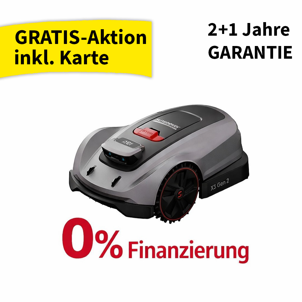 X3 GEN 2 kabelloser Mähroboter (neuestes Modell 2026) 