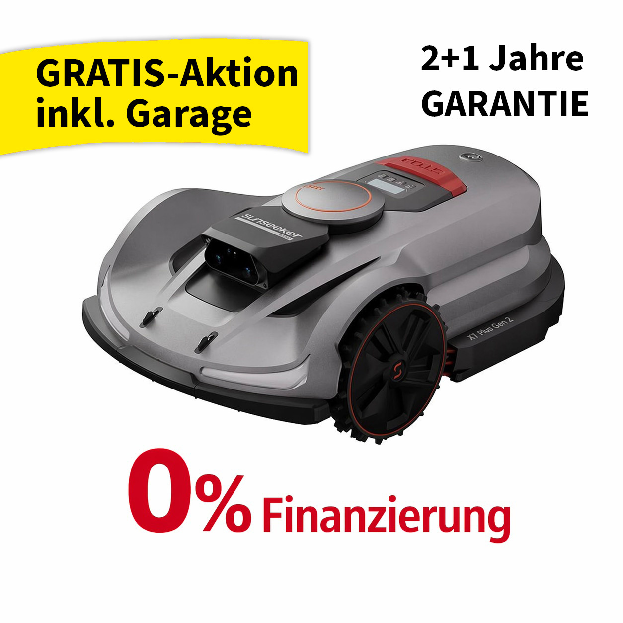 X7 Plus GEN2 Mähroboter WM-Aktion - 0% Finanzierung bei 12 Monaten