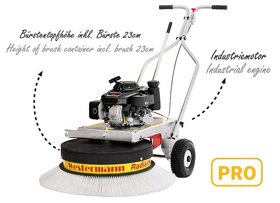 Radialbesen WR 870 Honda Pro