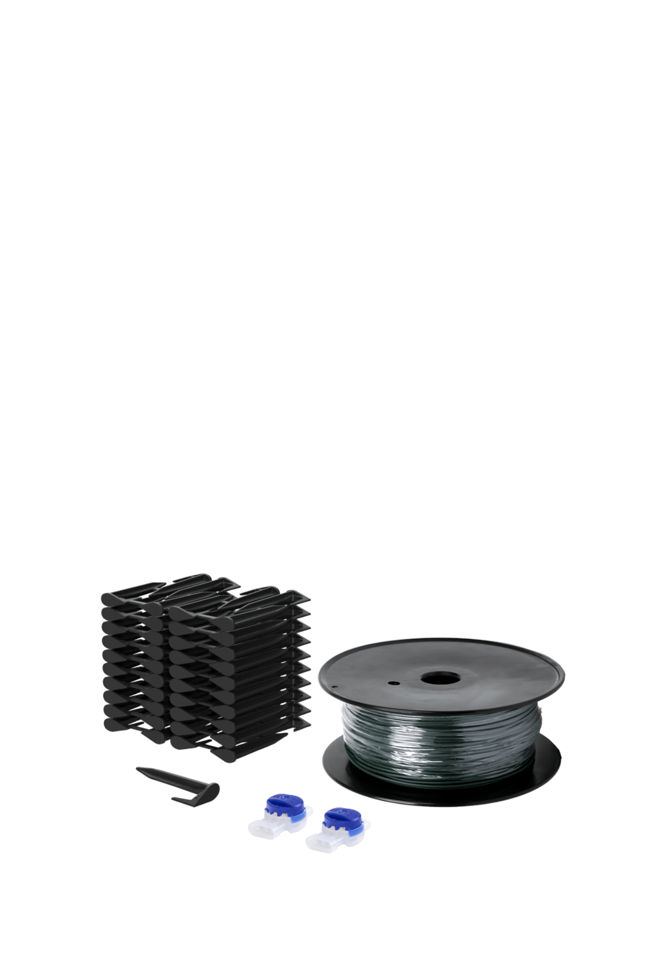 Einbausatz KA0161: 250m Begrenzungskabel, 340 Erdnägel, 2 Steckverbinder